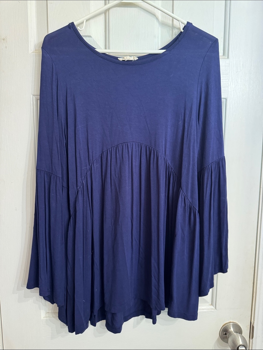 ODDY Deep Navy Flowing Swing Tunic